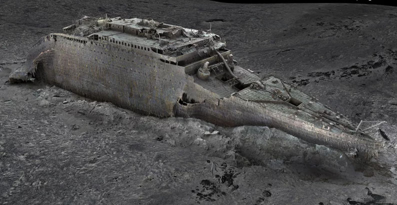 A wonderful new perspective on the Titanic wreck is here, because of remote ocean mappers