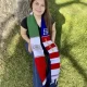 Teenager from Colorado disobeys school rules by attending graduation with a sash that features the US and Mexican flags.